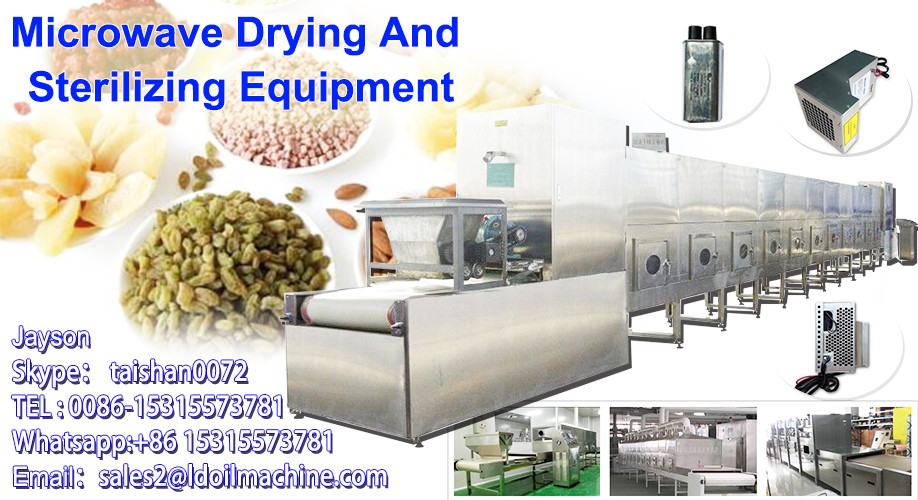 Microwave meat drying and sterilization facility